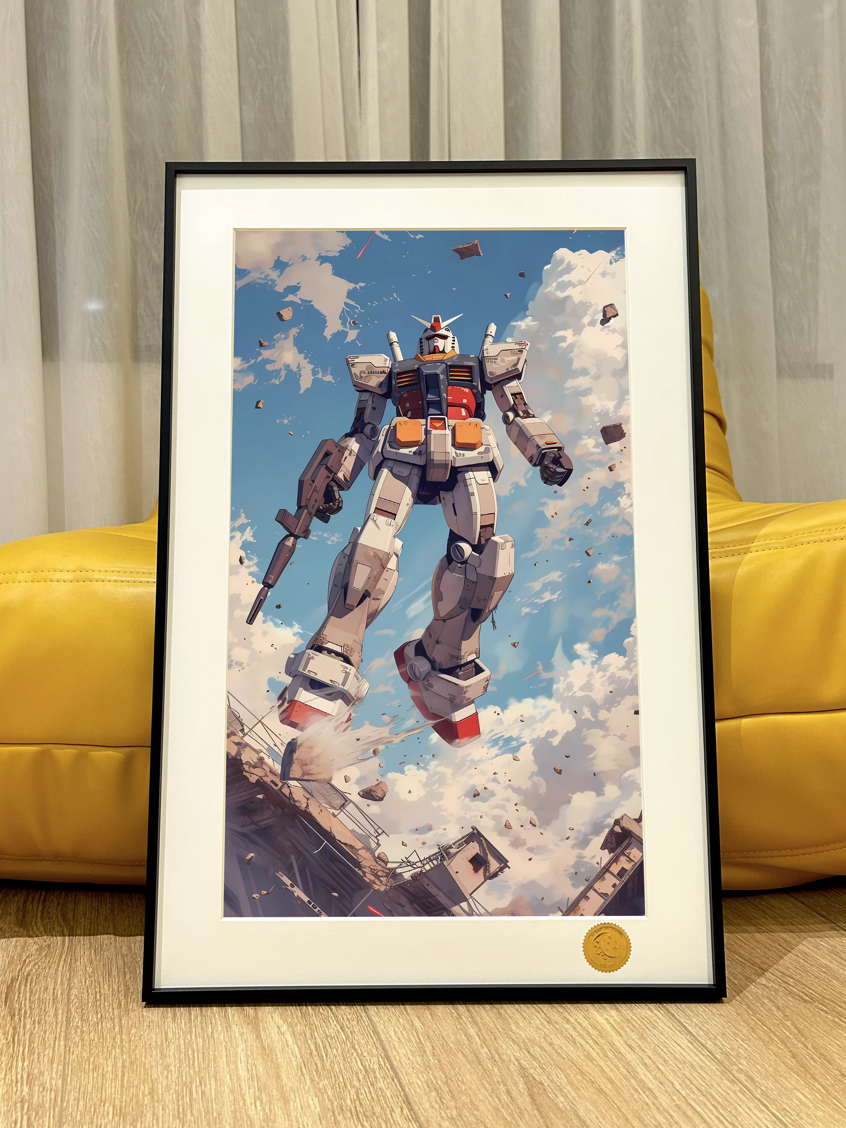 【In stock】Decorative Painting of RX-78-1 Zaku-XingKong Studio