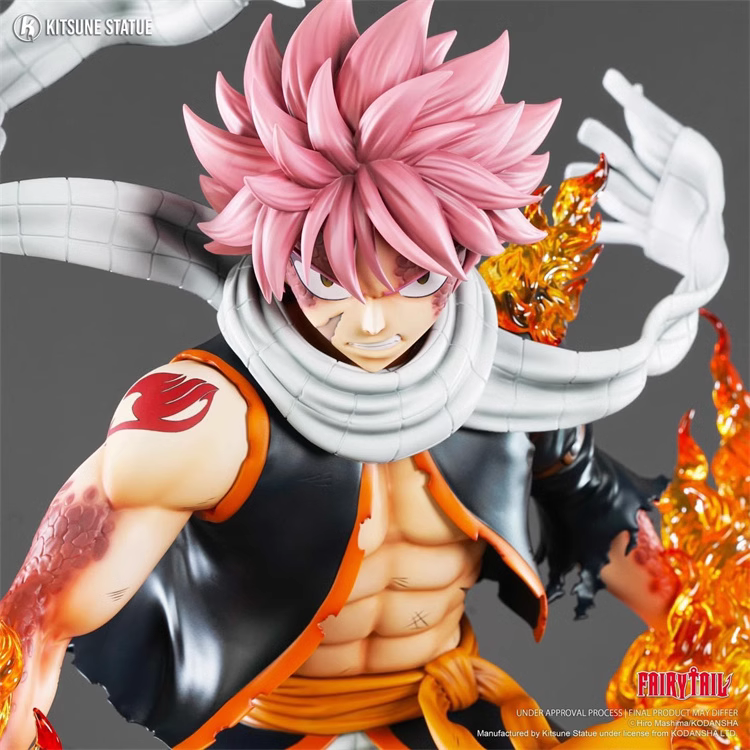 【Pre-sale】1/4 Scale Etherious • Natsu • Dragneel-Fairy Tail-Kitsune Statue