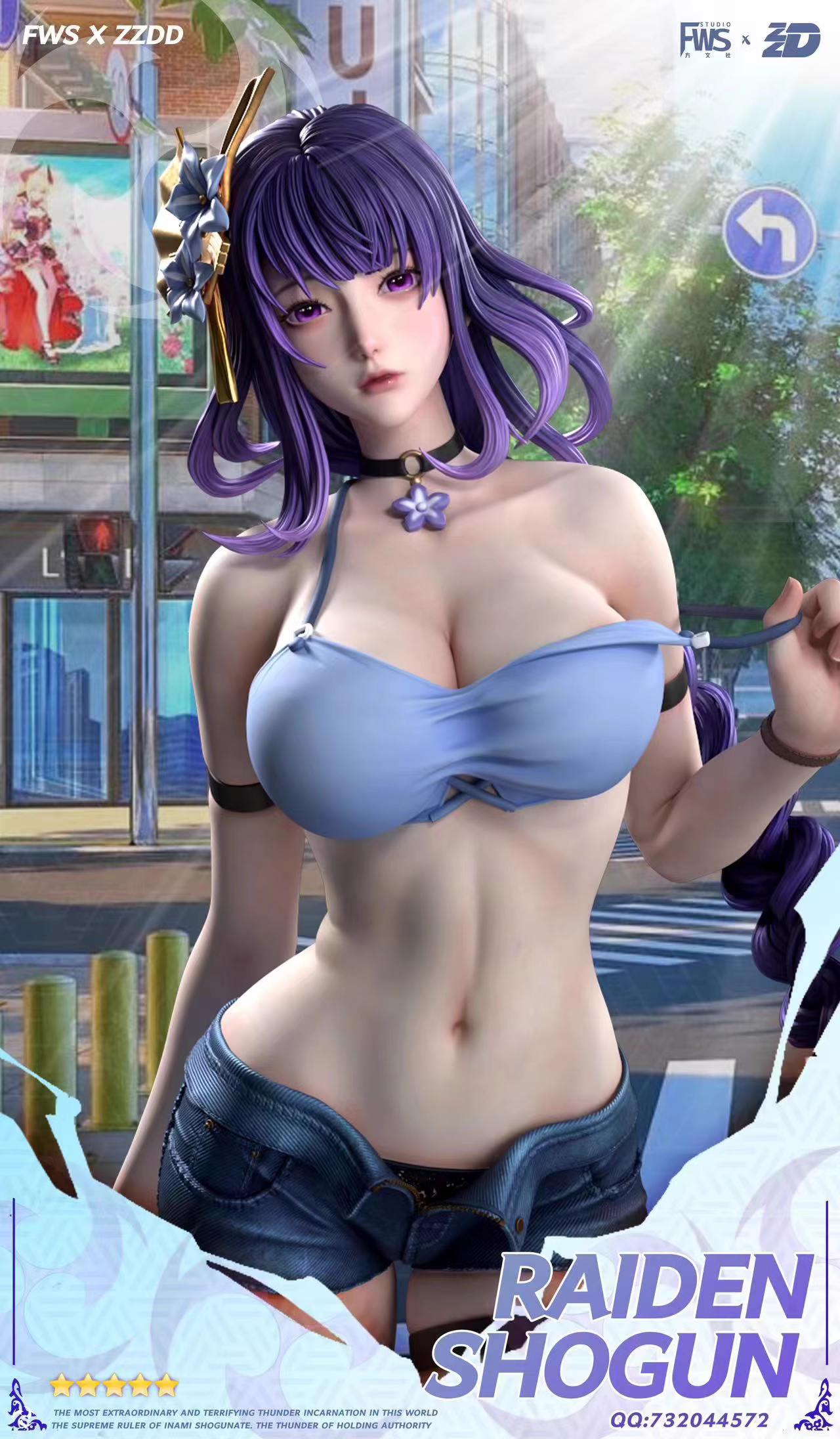 【Last one】1/4 Scale Raiden Shogun-Genshin Impact-Fws & ZZDD Studios