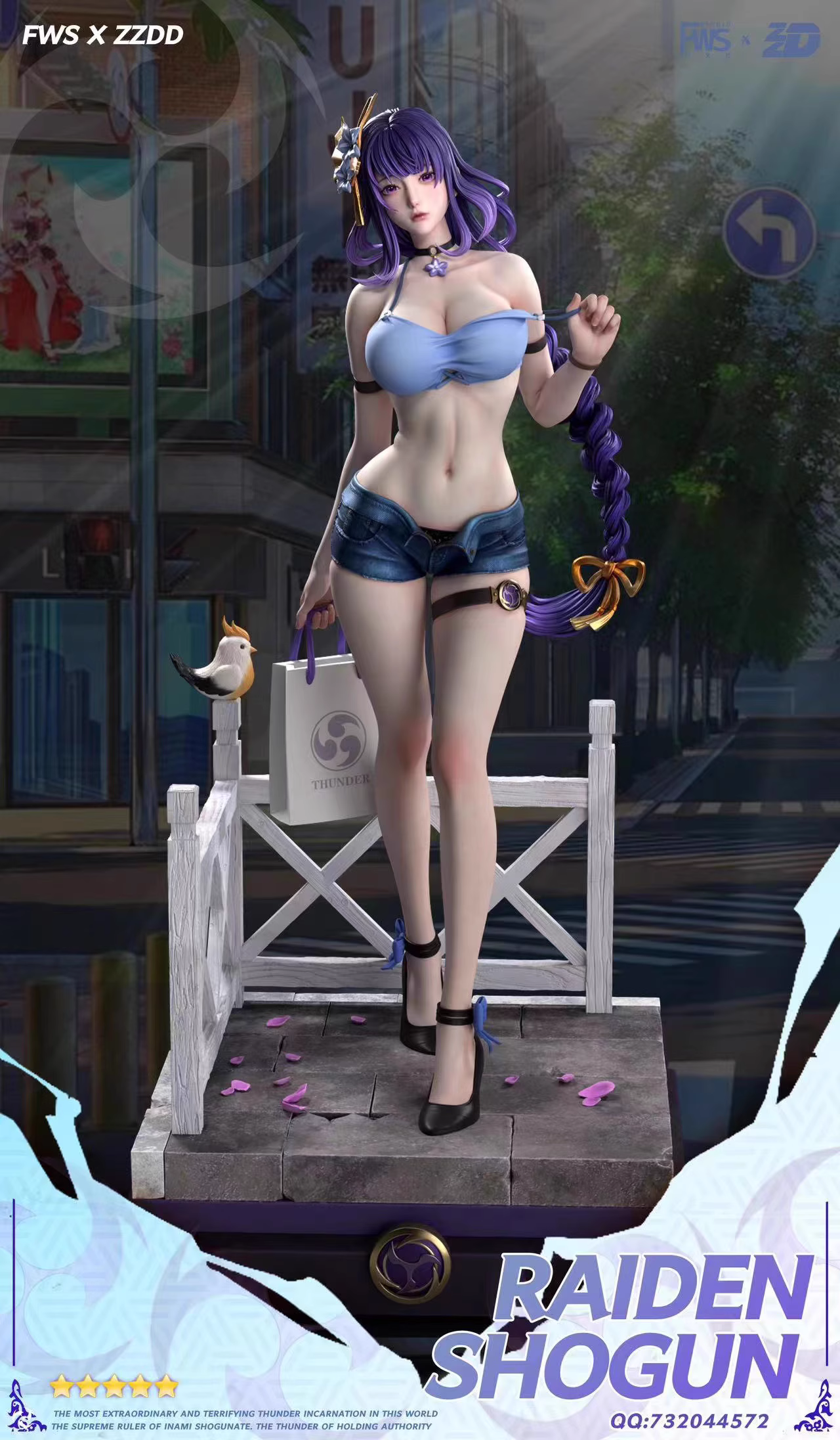 【Last one】1/4 Scale Raiden Shogun-Genshin Impact-Fws & ZZDD Studios