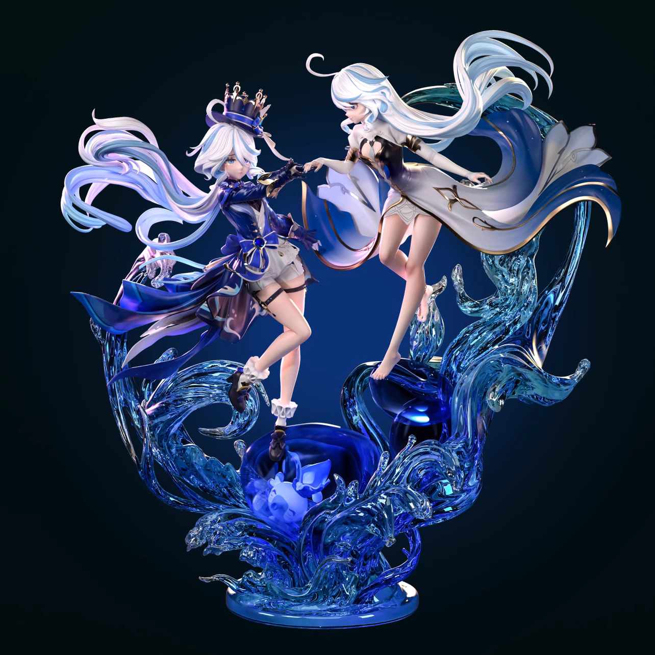 【Sold out no more】1/6 Scale Furina & Focalors-Genshin Impact-HaJiMi Studio