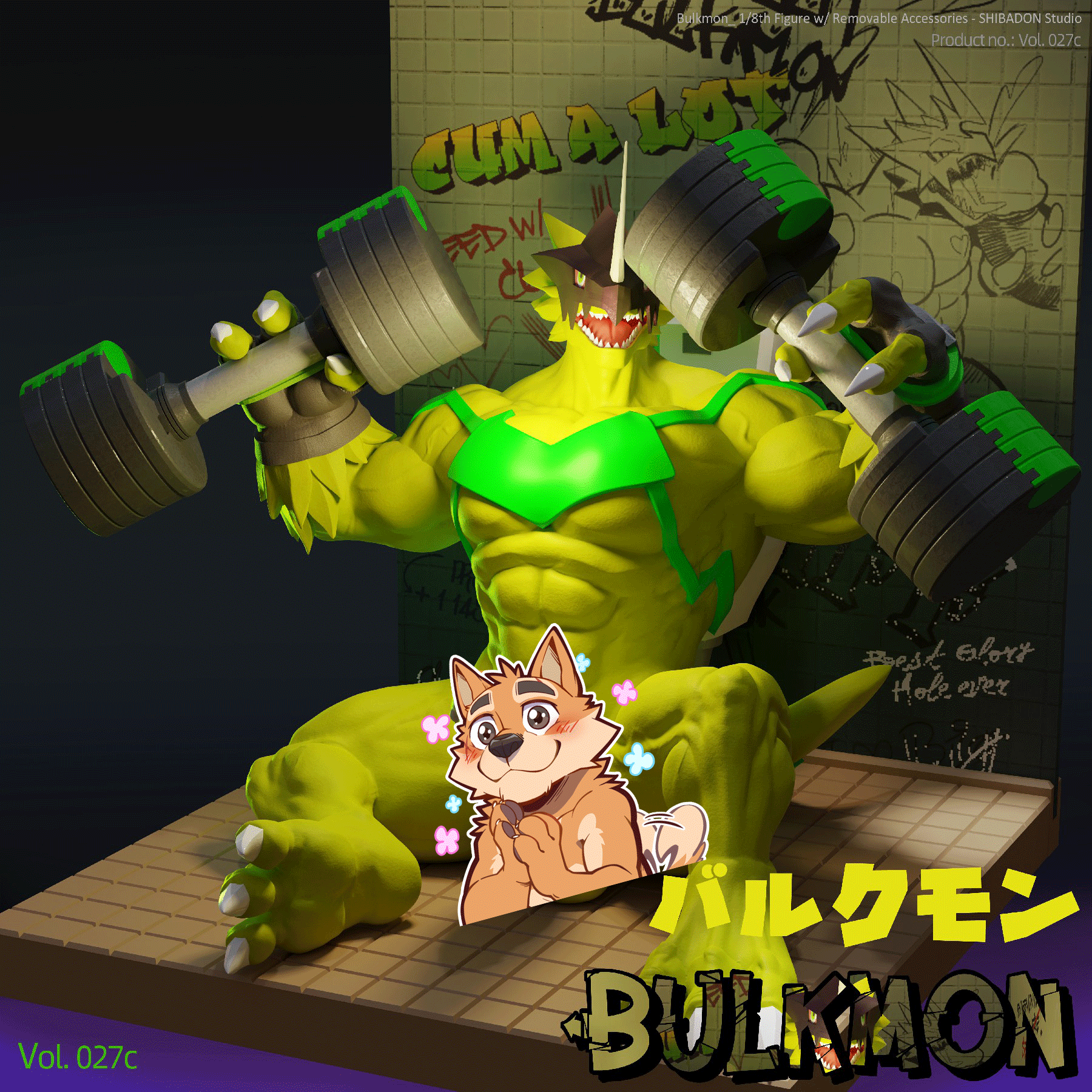 【Sold out】1/8 Scale Bulkmon-Other series-Shibadon Studio