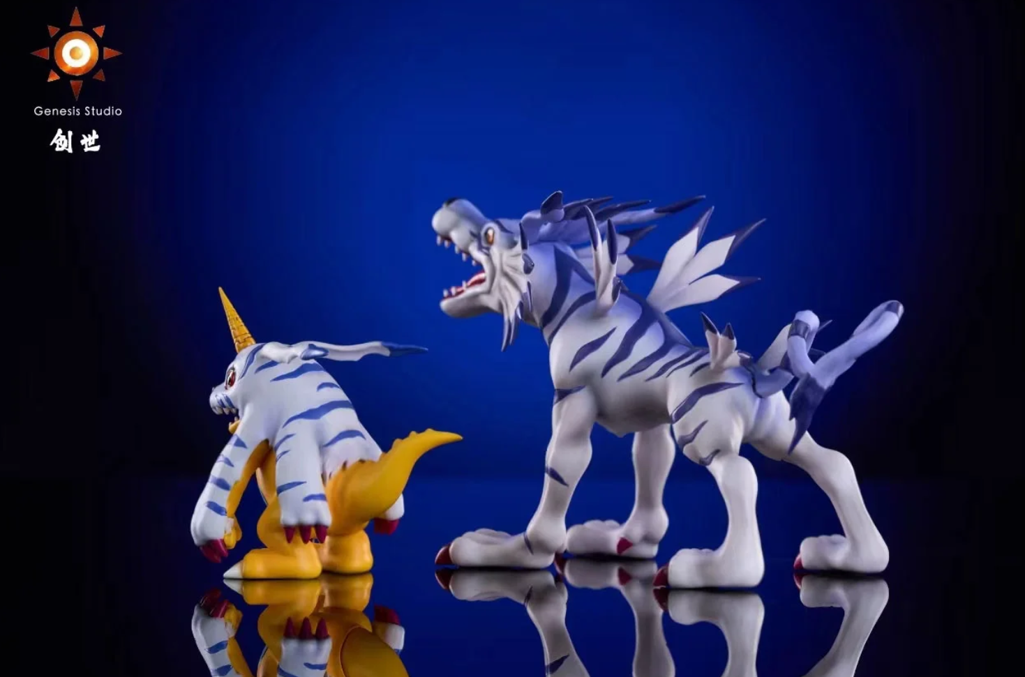 【Pre-sale】Gabumon & Garurumon-Digimon-Genesis Studio