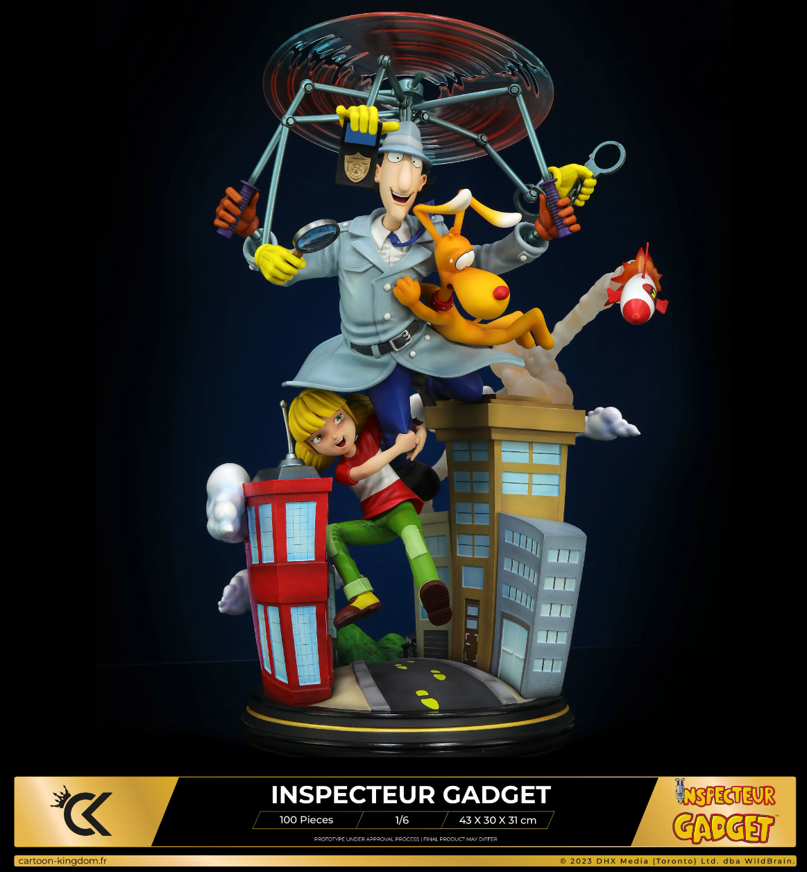 【Pre-sale】1/6 Scale Gadget & Penny-Inspector Gadget-Cartoon Kingdom Studio