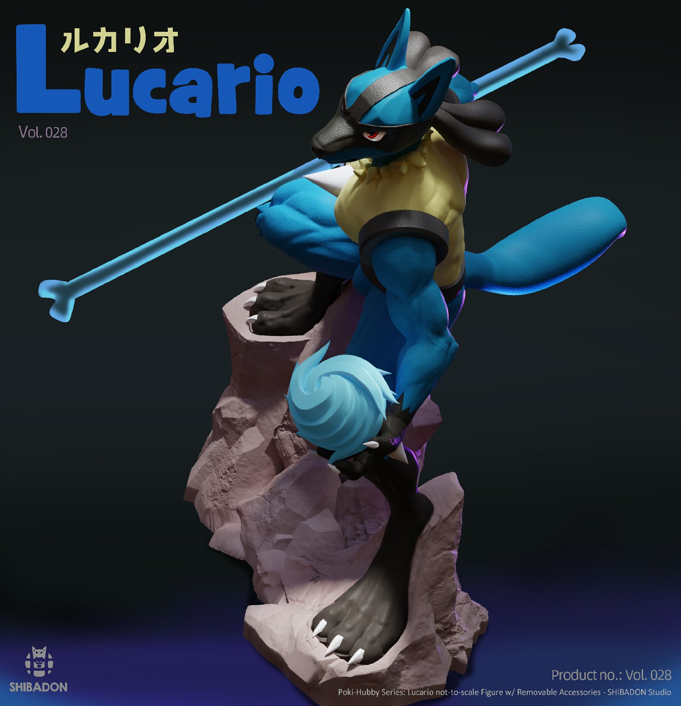【Sold out】Lucario-Pokemon-Shibadon Studio