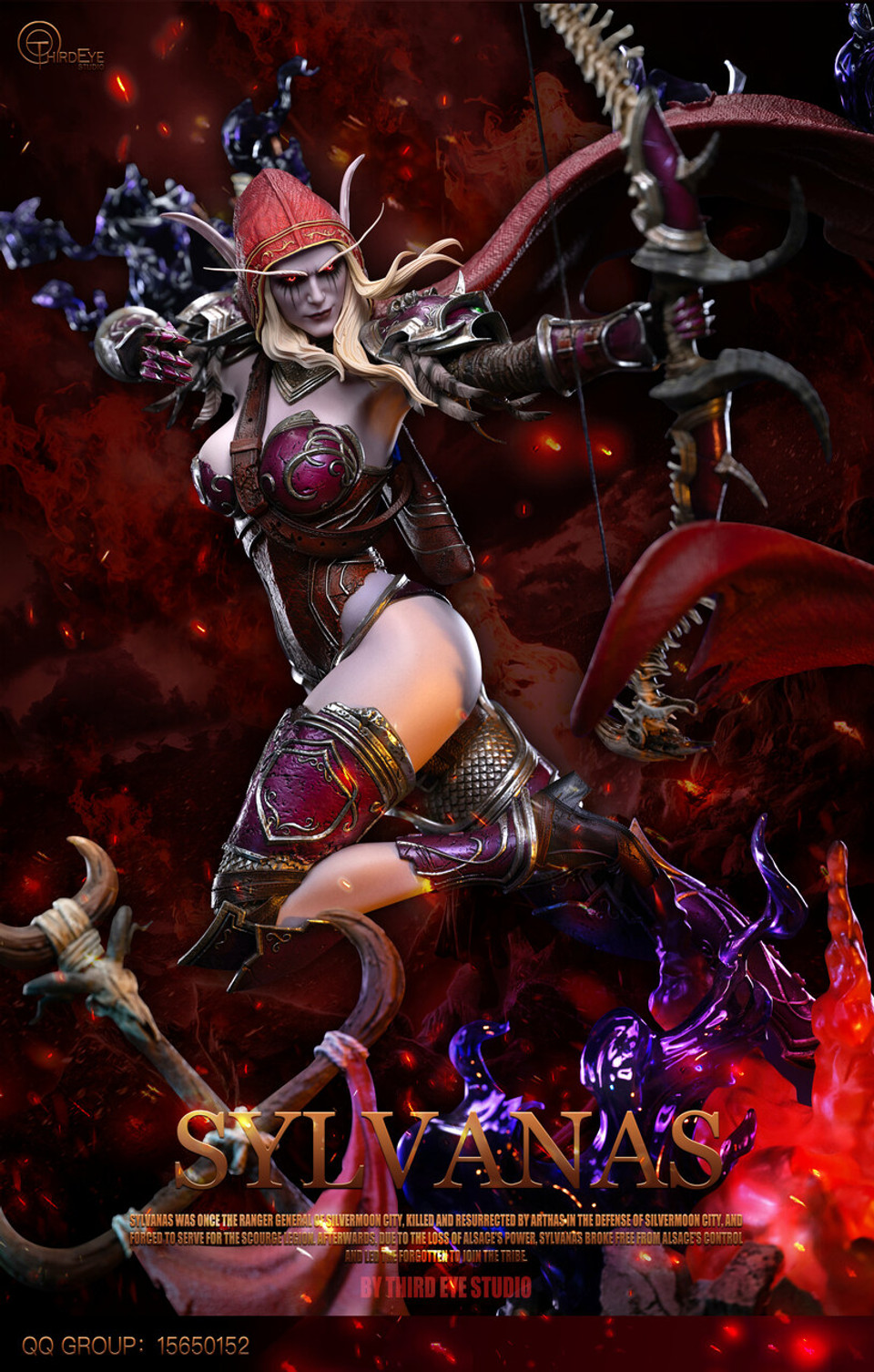 【Pre-sale】1/4 Scale Sylvanas Windrunner-World of Warcraft-Third Eye Studio