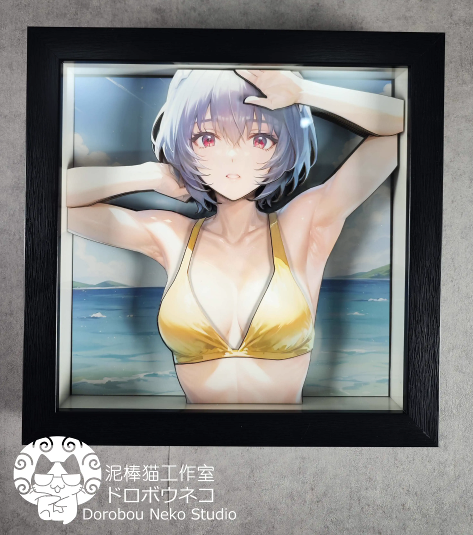 【In stock】DSSQ-002 Decorative Painting of Ayanami Rei-EVA-Dorobou Neko Studio