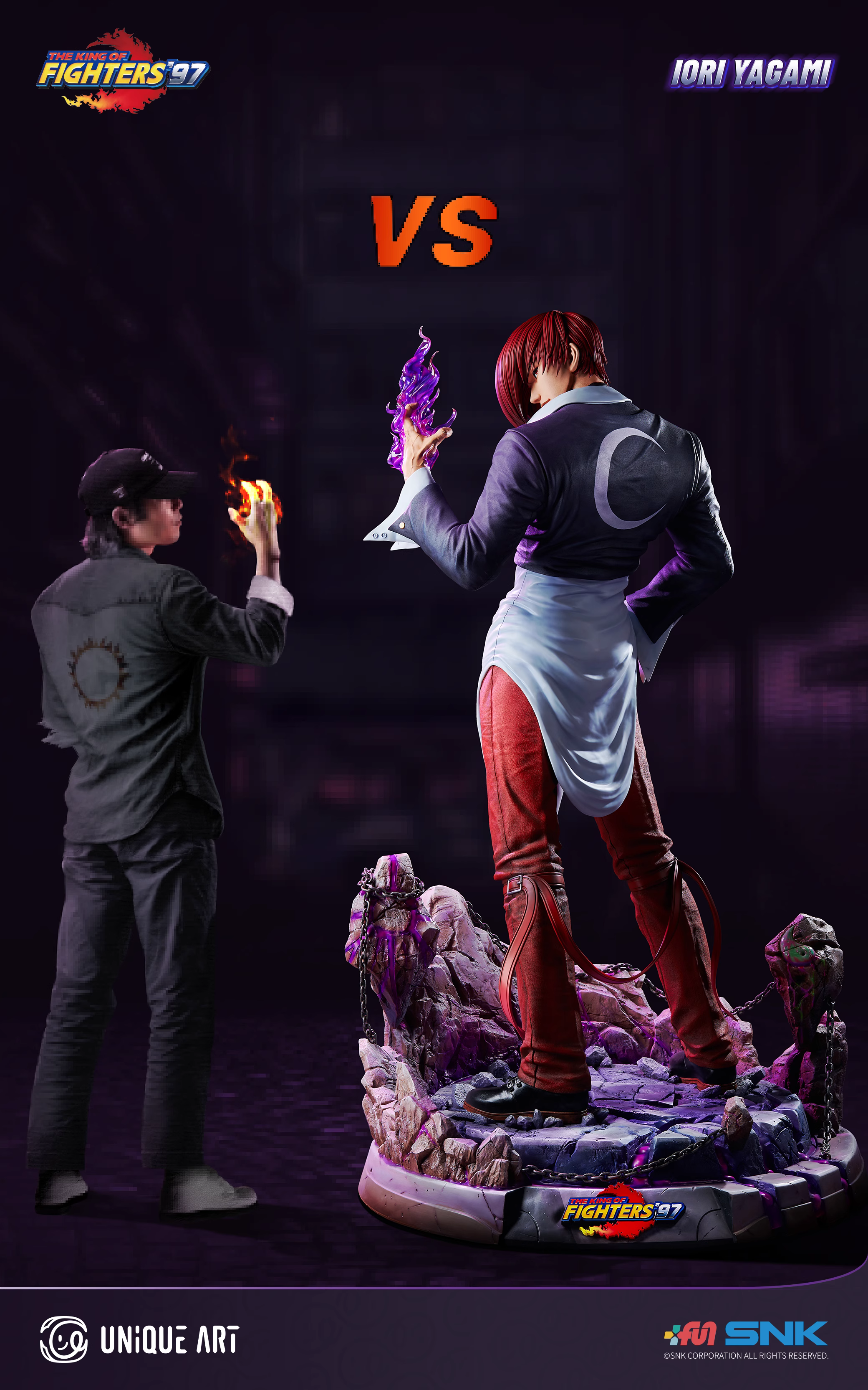 【Pre-sale】1/1 Scale Iori Yagami-The King of Fighters-UNiQUE ART Studio