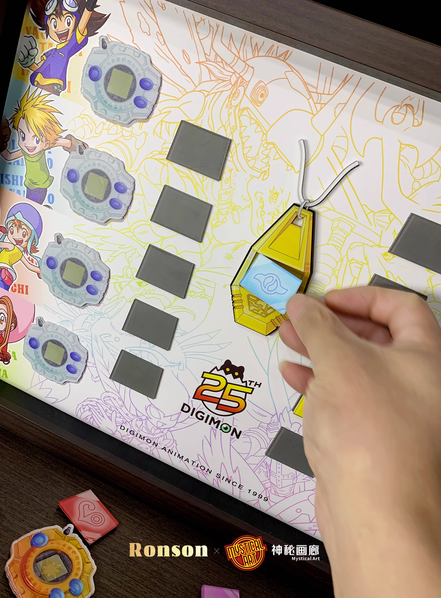 【In stock】Decorative Painting of 25th Anniversary of Digimon-Mystical Art Studio