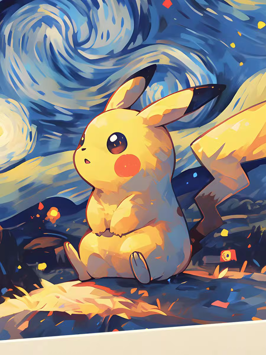 【Pre-sale】Decorative Painting of Pikachu-Pokemon-XingKong Studio