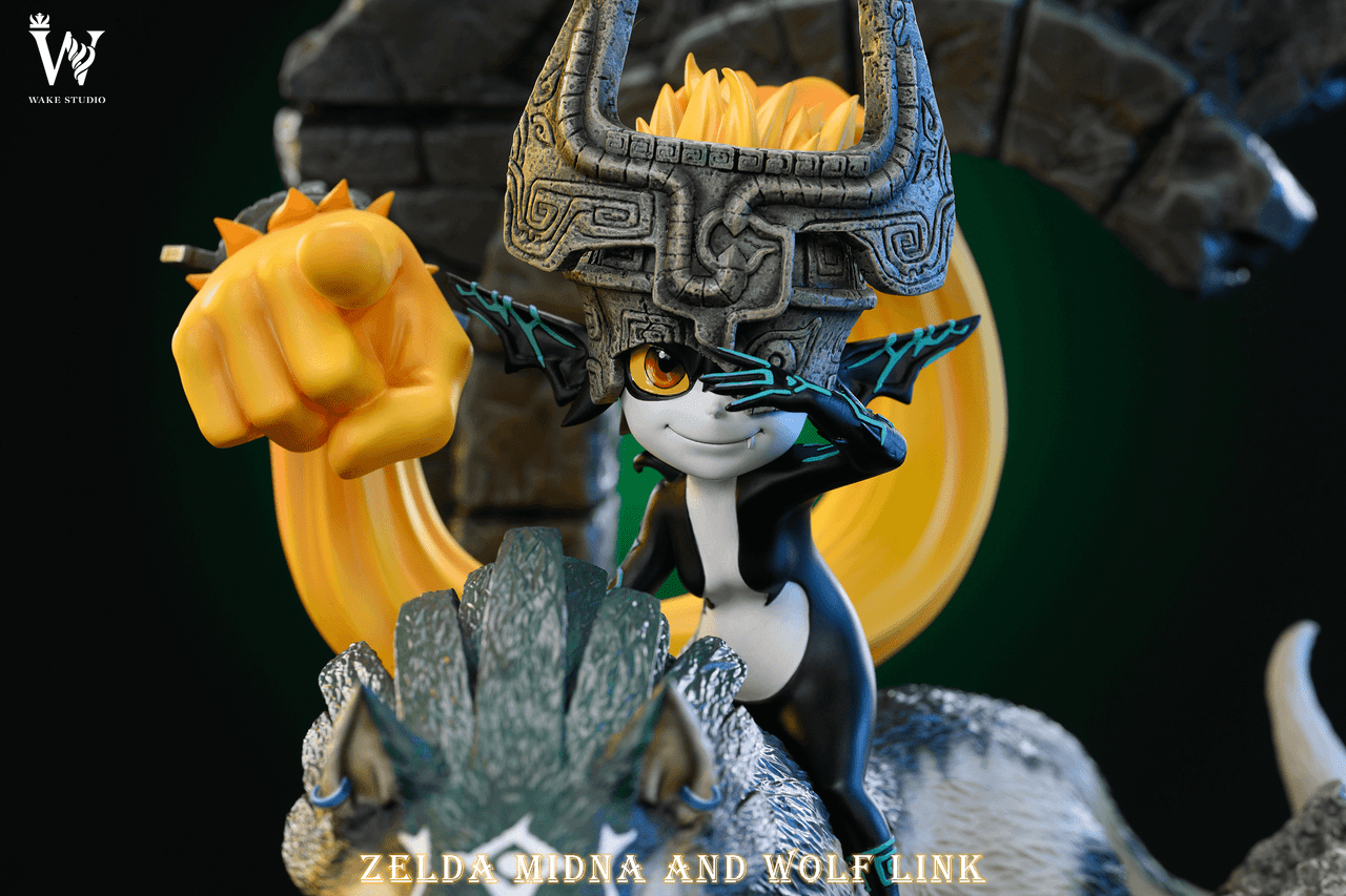 【Sold out no more】1/4 Scale Wolf Link and midna-The Legend of Zelda-Wake Studio