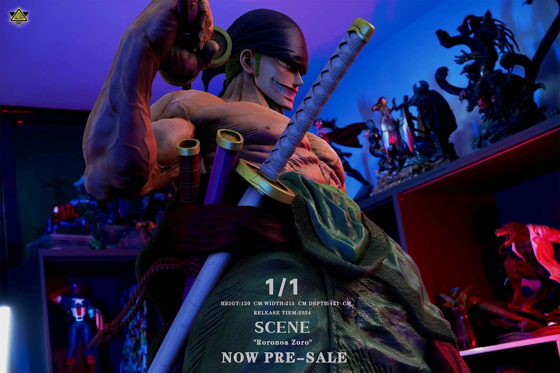 【Sold out】1/1 Scale Zoro-SuperBomb Studio