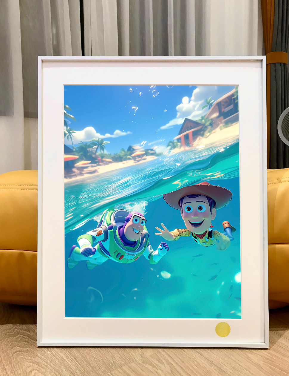 【Pre-sale】Decorative Painting of Woody & Buzz Lightyear-Toy Story-XingKong Studio