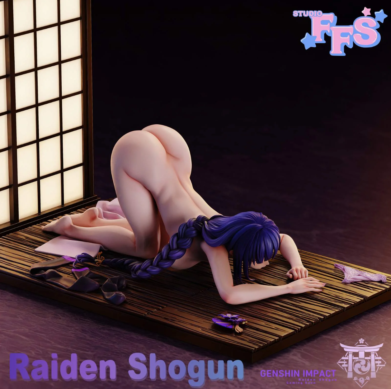 【Sold out】1/6 Scale Determination & Defeat Series Raiden Shogun-Genshin Impact-FFS Studio