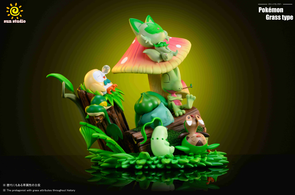 【Pre-sale】Bulbasaur & Chikorita-Pokemon-SUN Studio