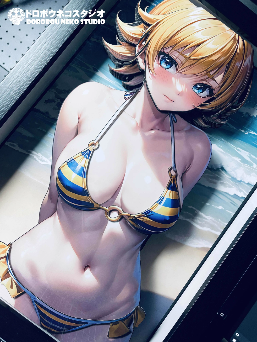 【In stock】DSMG-063 Decorative Painting of Swimming Suit Igawa Sakura-Action Taimanin-Dorobou Neko Studio