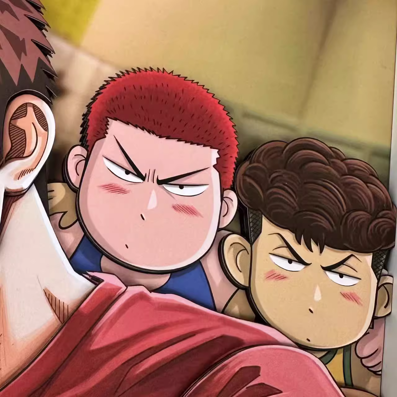 【In stock】Decorative Painting of Cake Eating Please Mitsui Hisashi-Slam Dunk-Aotu