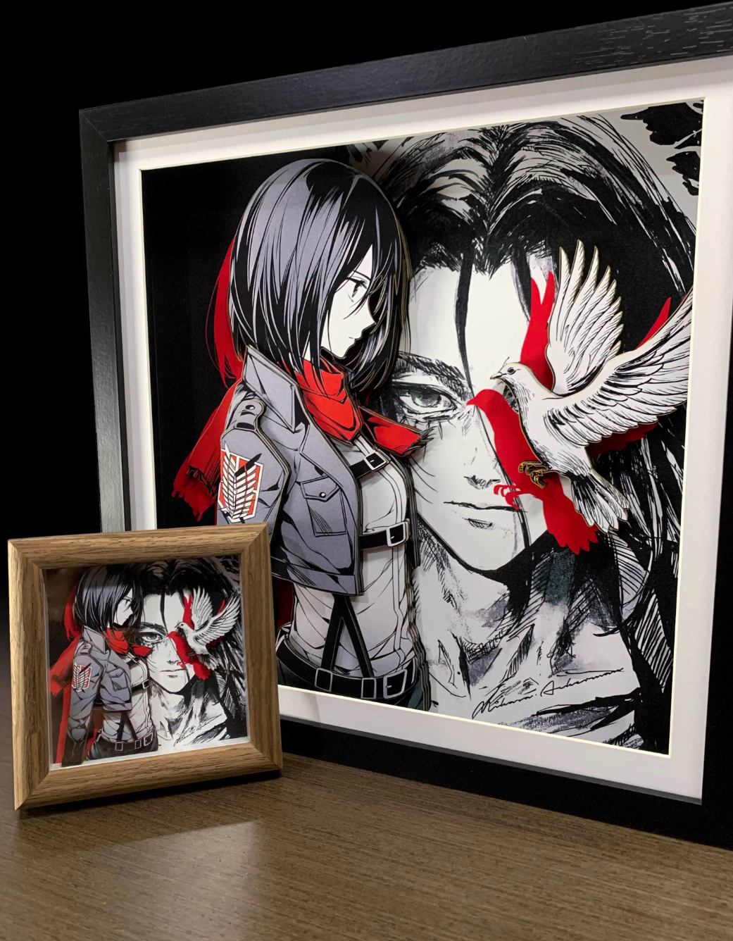 【In stock】Decorative Painting of Mikasa-Attack on Titan-MOMO Studio