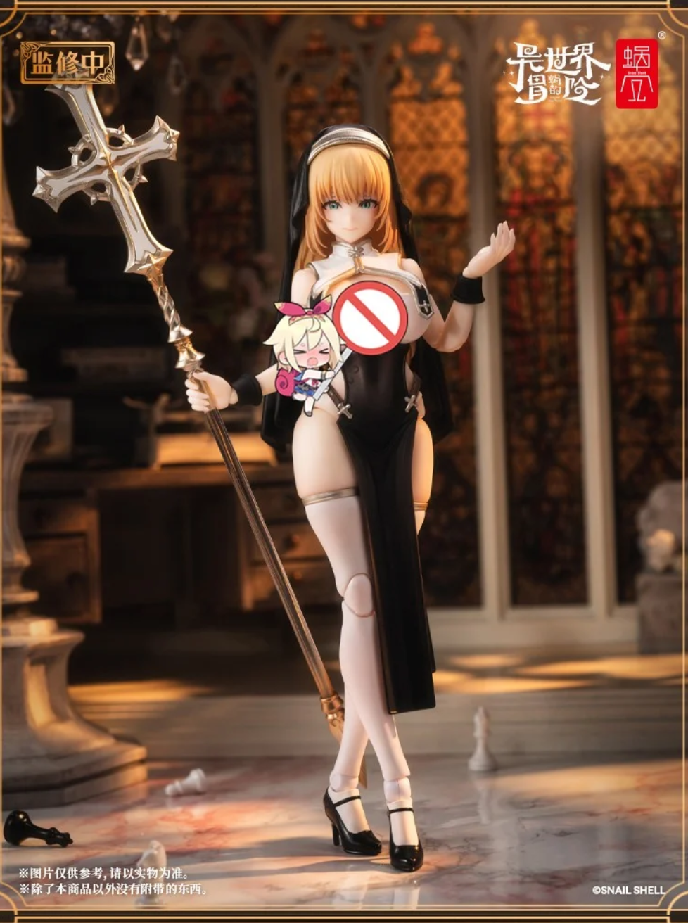 【Pre-sale】1/12 Scale Movable Nun Muse Asdo-Original Design-SNAIL SHELL Studio