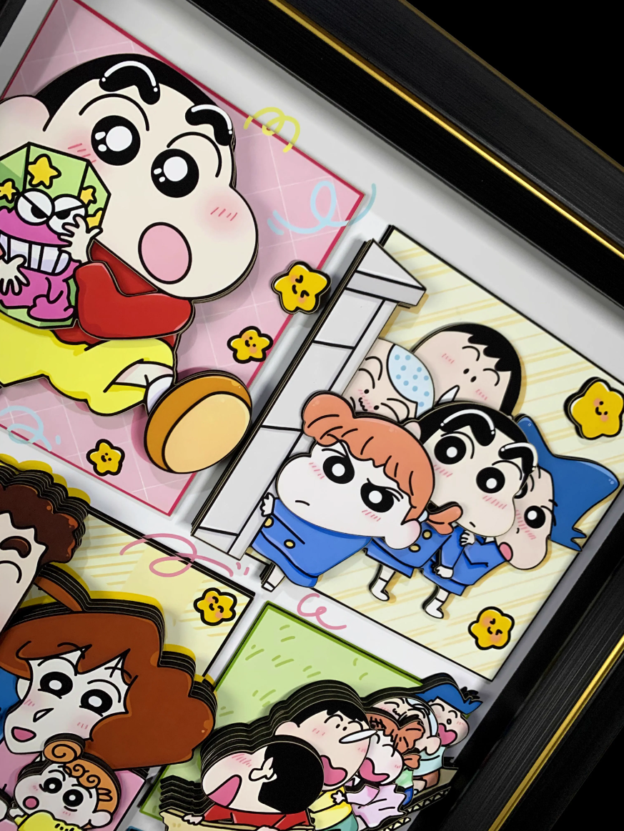 【In stock】Decorative Painting of 野原 しんのすけ-Crayon Shin-MOMO Studio