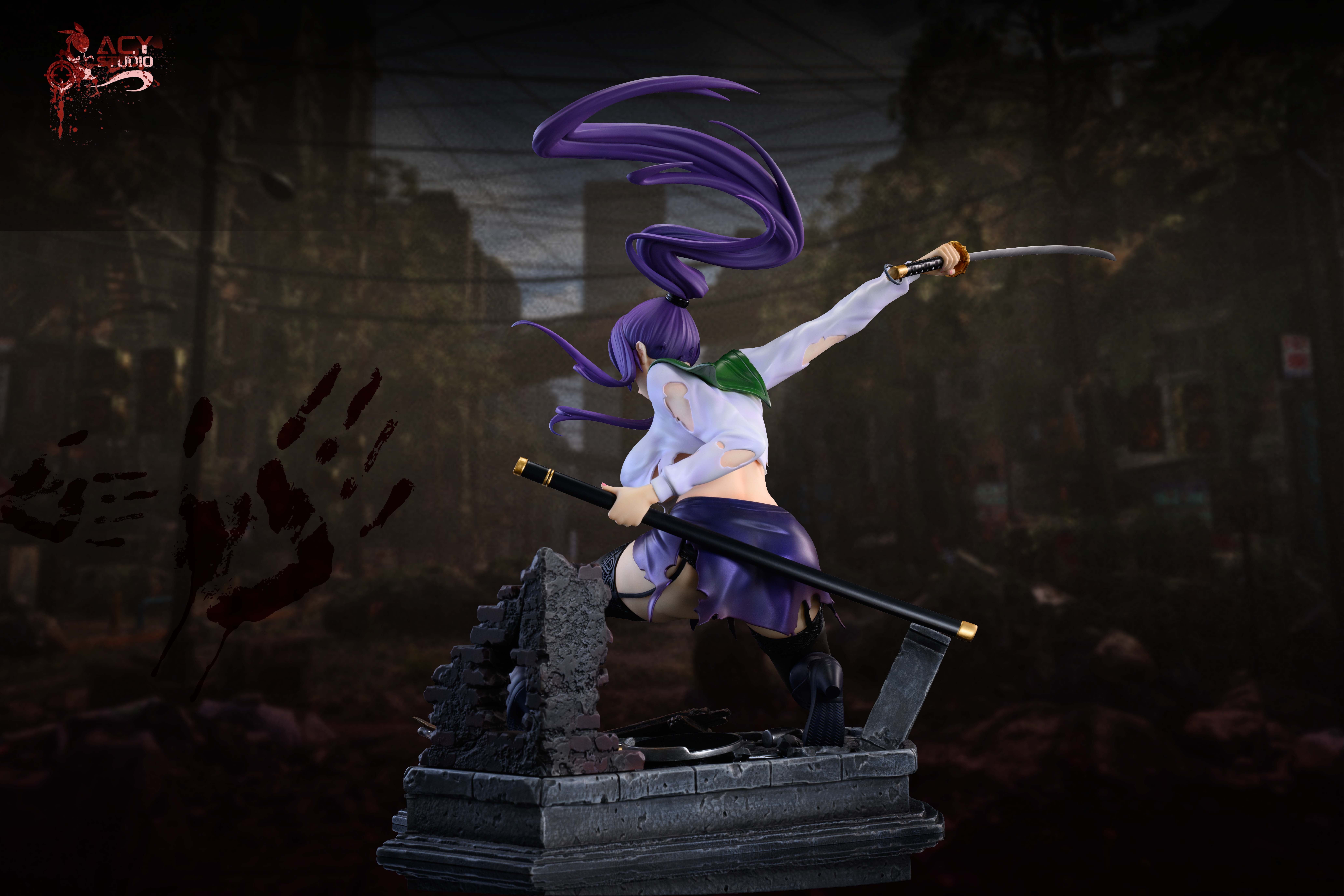 【Sold out】1/4 Scale Busujima Saeko-HIGHSCHOOL OF THE DEAD-Acy Studio
