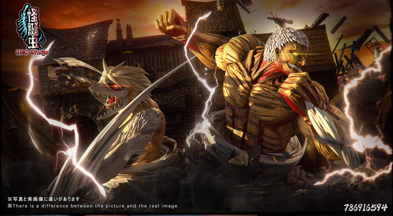 【Pre-sale】The Armored Titan & Jaw Titan-Attack on Titan-PF Studio