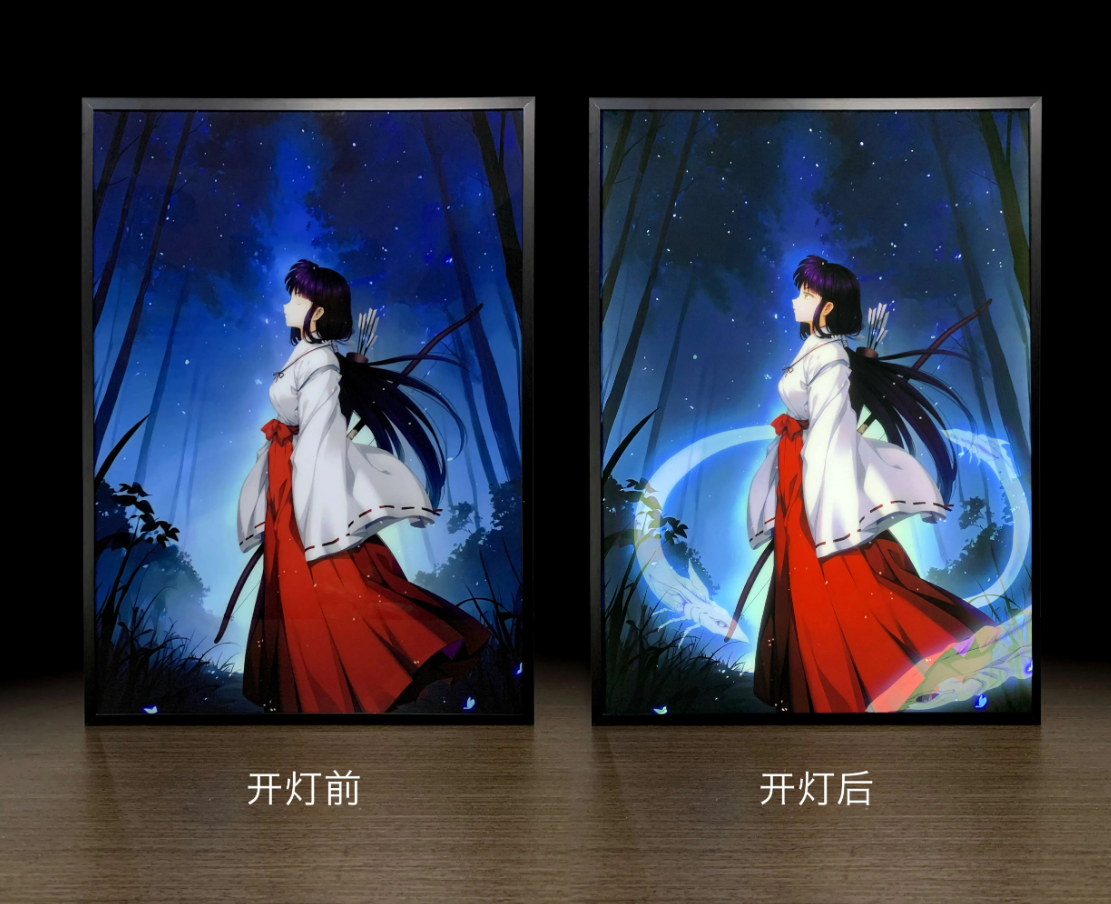 【In stock】Decorative Painting of Kikyō-Inuyasha-MOMO Studio