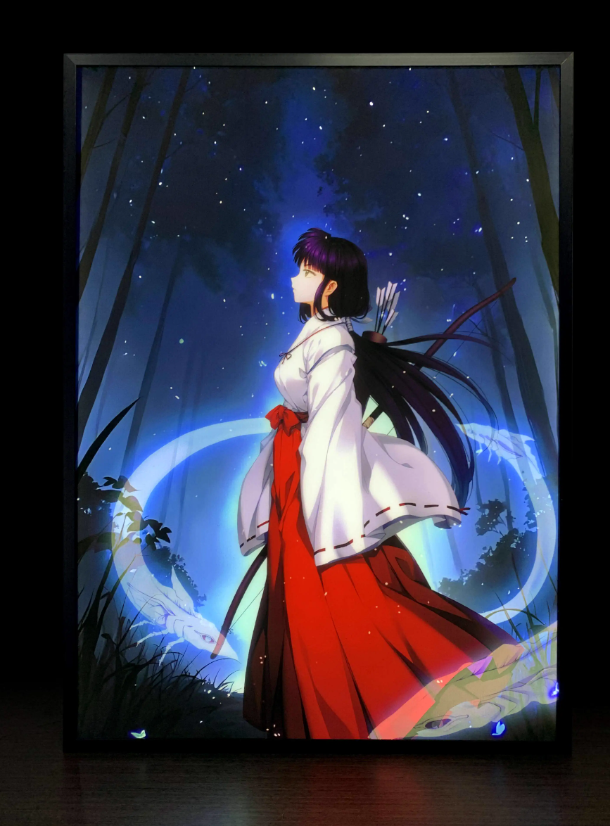 【In stock】Decorative Painting of Kikyō-Inuyasha-MOMO Studio