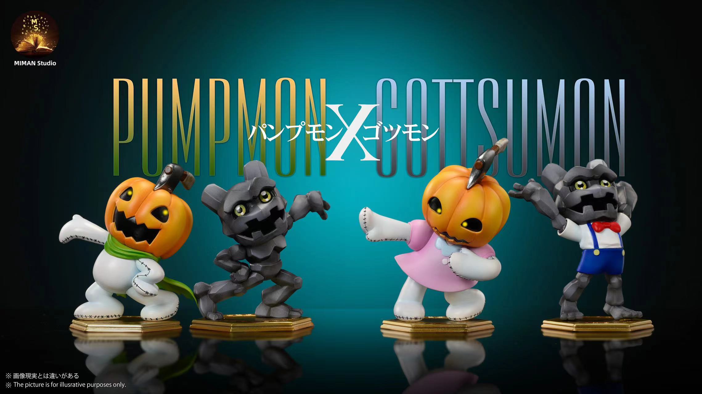 【Pre-sale closed】Pumpmon & Cuttsumon-Digimon Adventure-MIMAN Studio