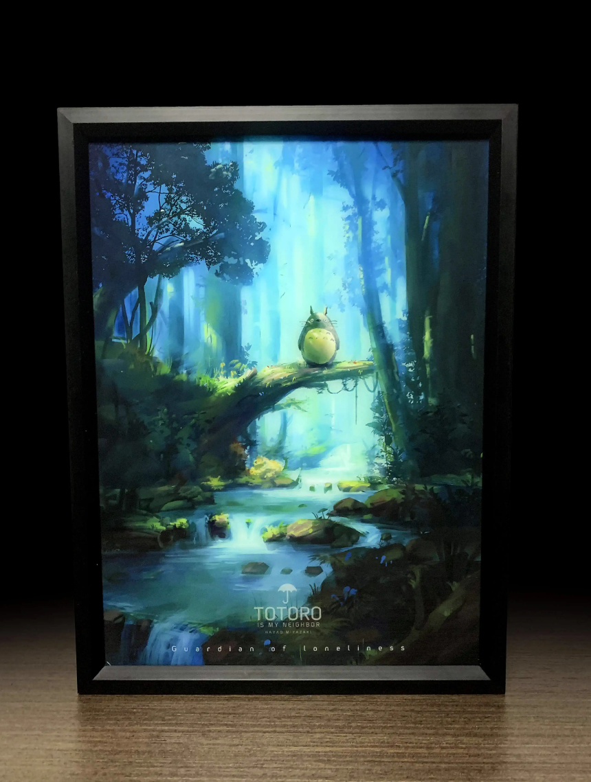 【In stock】Decorative Painting of Totoro-Studio Ghibli-MOMO Studio