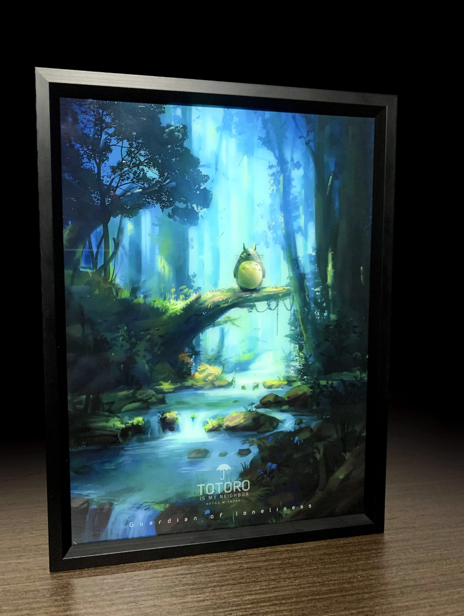 【In stock】Decorative Painting of Totoro-Studio Ghibli-MOMO Studio