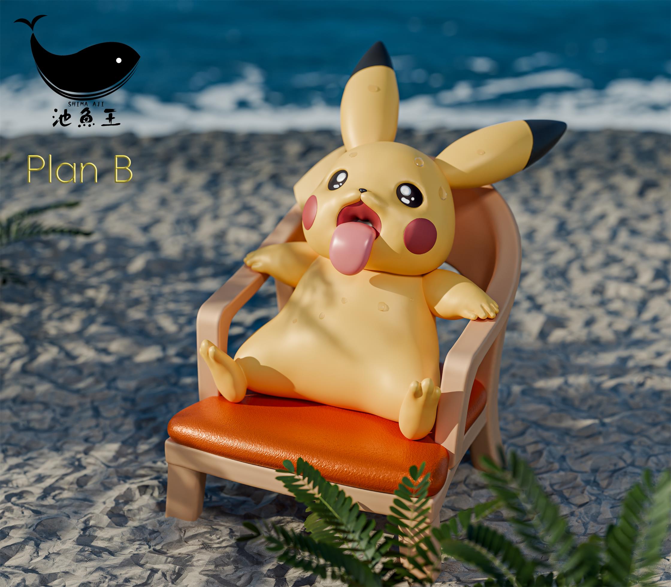 【Pre-sale closed】Summer Pikachu-Pokemon-Shima Aji Studio