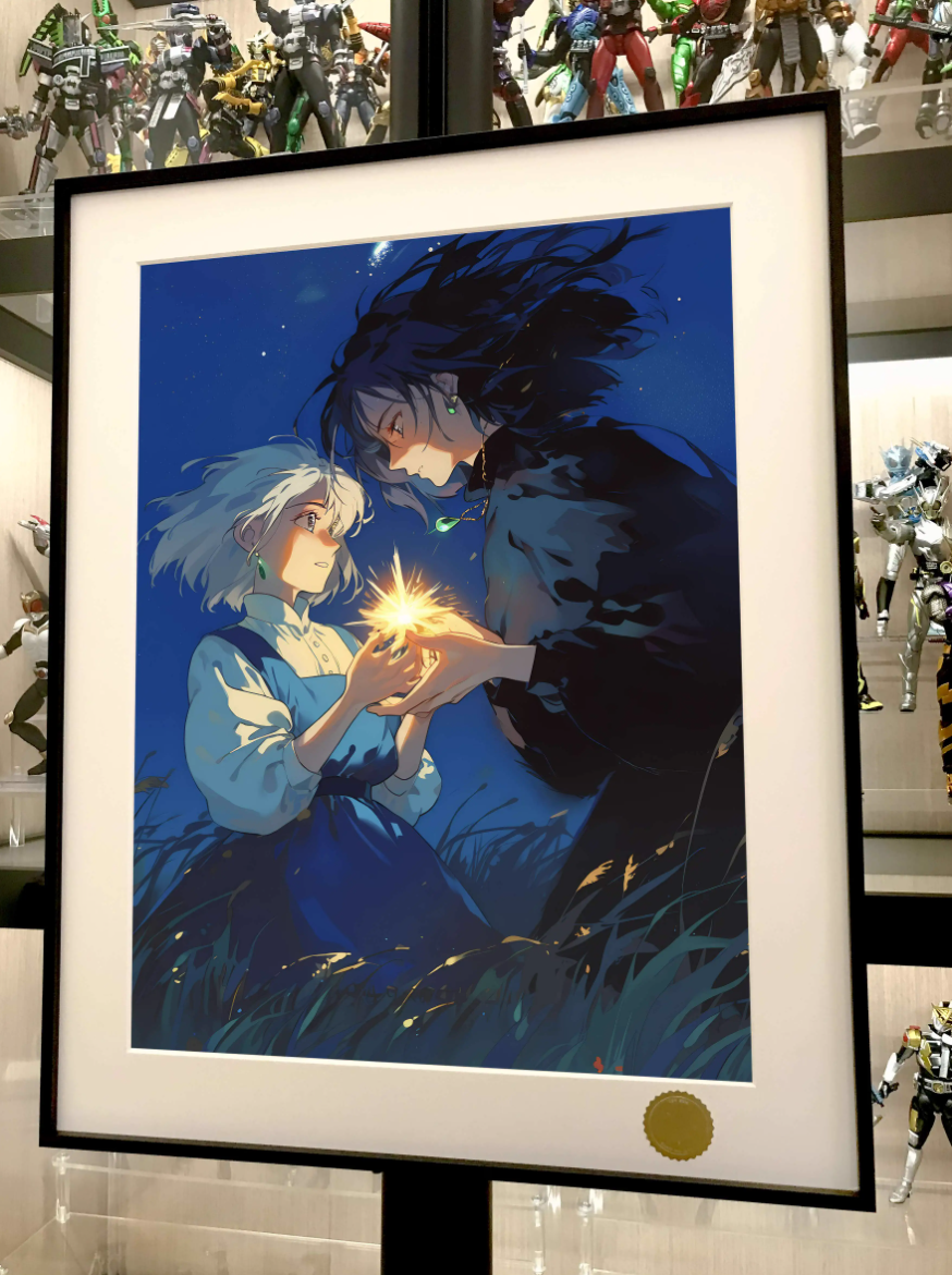 【Pre-sale】Decorative Painting of Howl & Sophie-Howl's Moving Castle-XingKong Studio