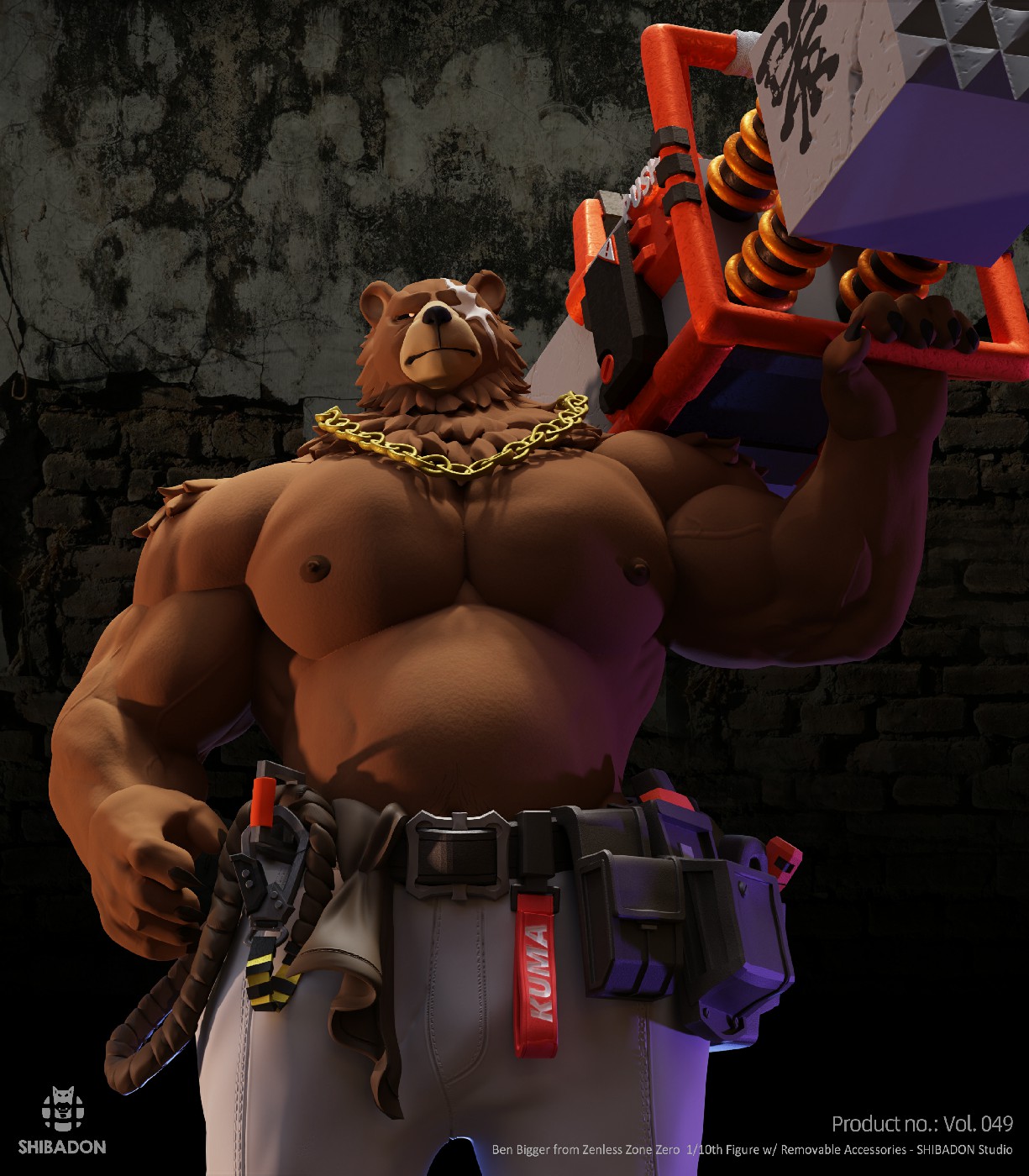 【Sold out】1/10 Scale Ben Bigger-Zenless Zone Zero-Shibadon Studio