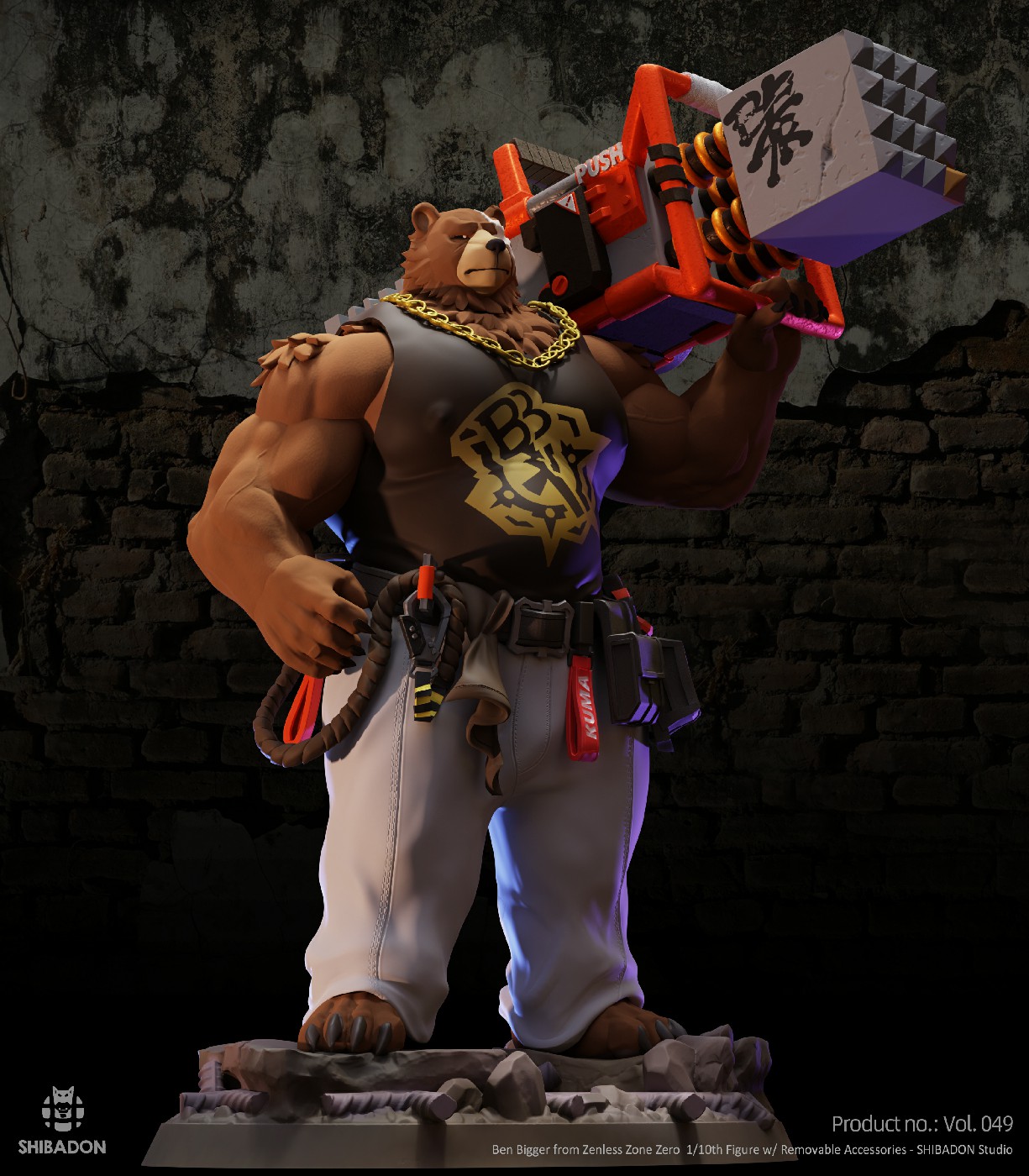 【Sold out】1/10 Scale Ben Bigger-Zenless Zone Zero-Shibadon Studio