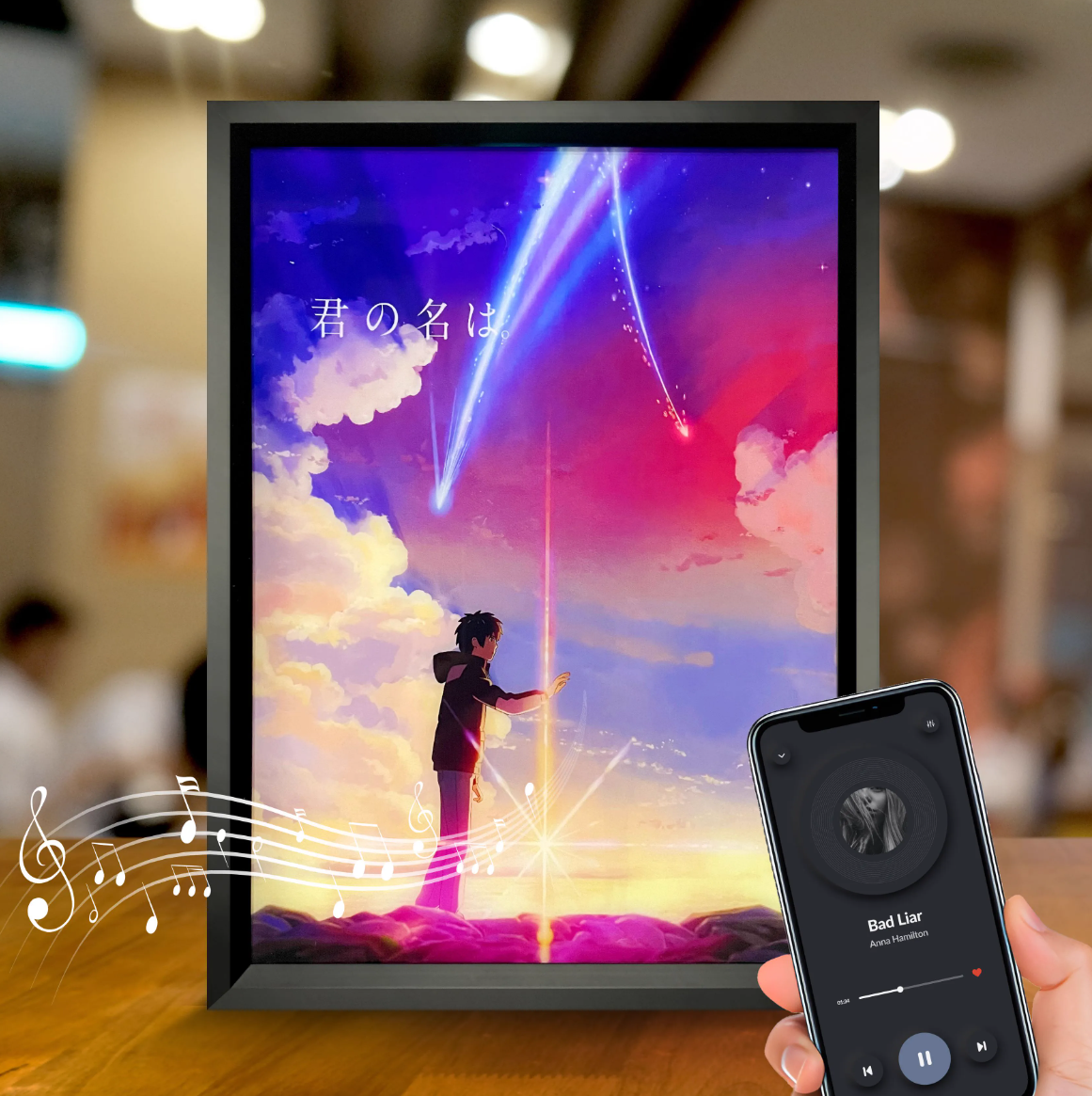 【In stock】Decorative Painting of Tachibana Taki & Miyamizu Mitsuha-Your Name-MOMO Studio