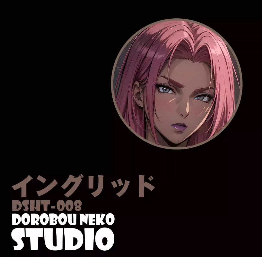 【In stock】DSHT-008 Decorative Painting of イングリッド-Taimanin Asgi-Dorobou Neko Studio