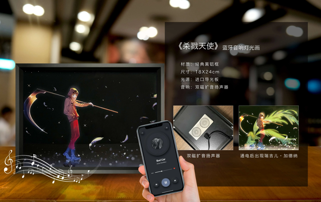 【In stock】Decorative Painting of Rachel & Zack-Angels of Death-MOMO Studio