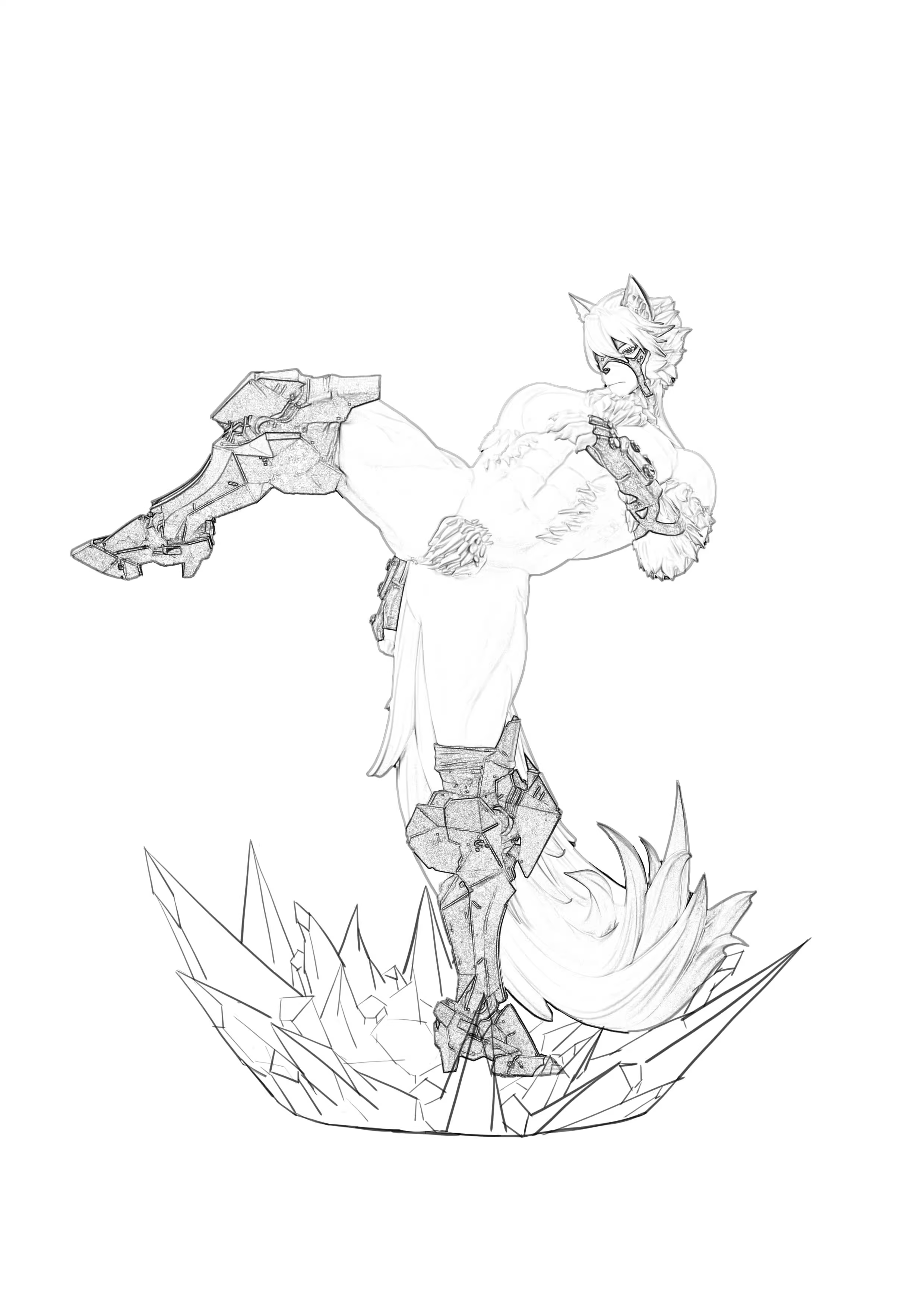 【Sold out】1/6 Scale Von Lycaon-Zenless Zone Zero-ShanHai Studio