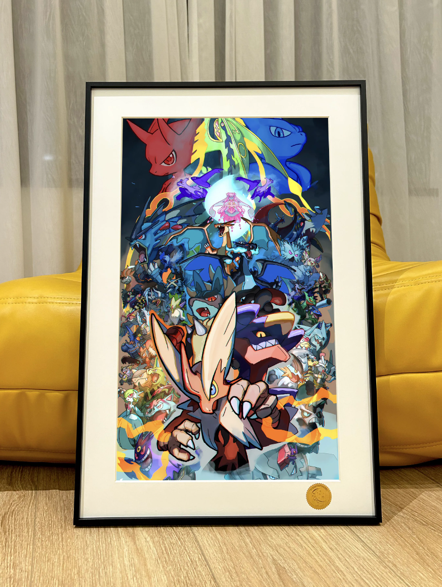 【Pre-sale】Decorative Painting of Pokemon xy-XingKong Studio