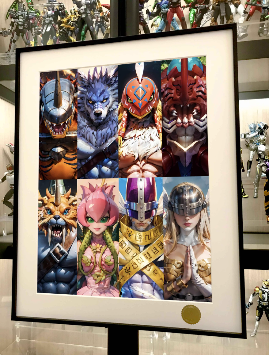 【Pre-sale】Decorative Painting of Digitmon Adventure-XingKong Studio
