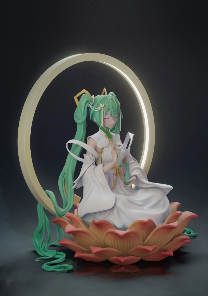 【Pre-sale】1/6 Scale Guanyin Hatsune Miku-VOCALOID-ChaoShe Studio