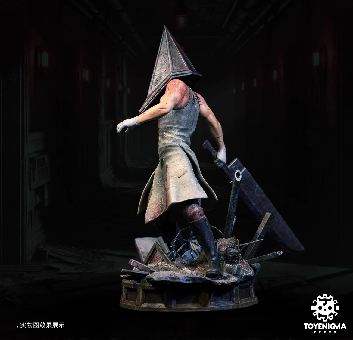 【Pre-sale】1/6 Scale RED PYRAMID THING Pyramid Head-Silent Hill-Toy Enigma Studio (TE Studio)