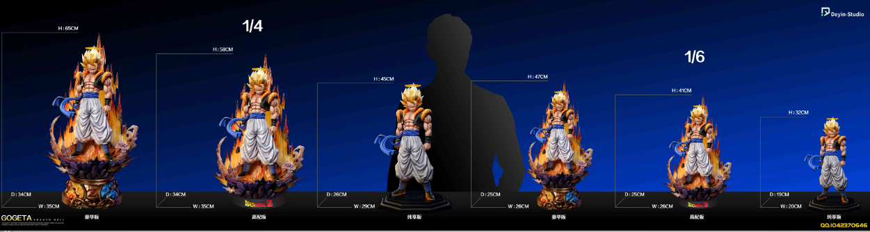 【Pre-sale】1/4 & 1/6 Scale Gogeta-Deyin Studio