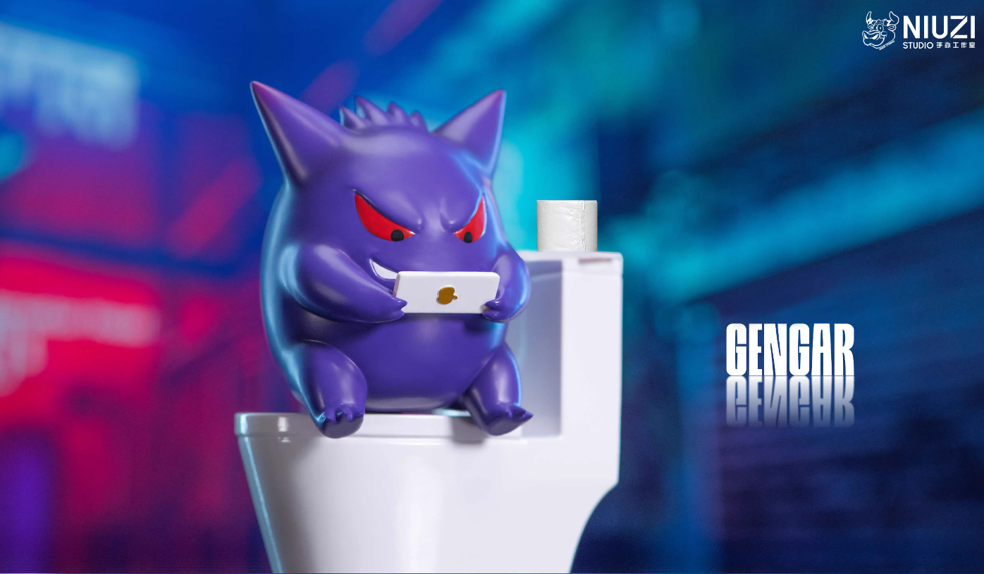【Pre-sale】Closestool Gengar-Pokemon-NIUZI Studio