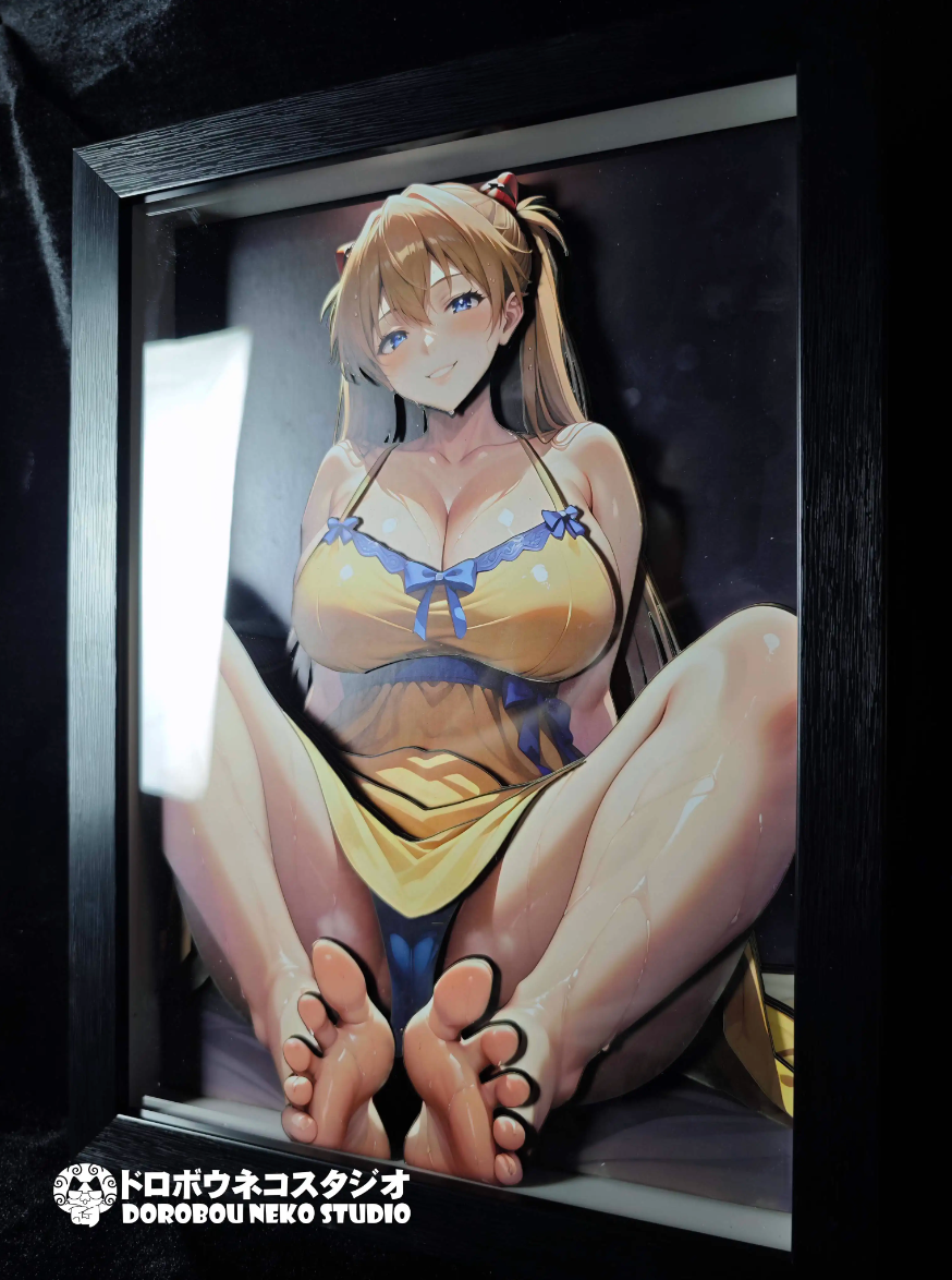 【In stock】DSMG-107 Decorative Painting of Asuka Langley Soryu-EVA-Dorobou Neko Studio