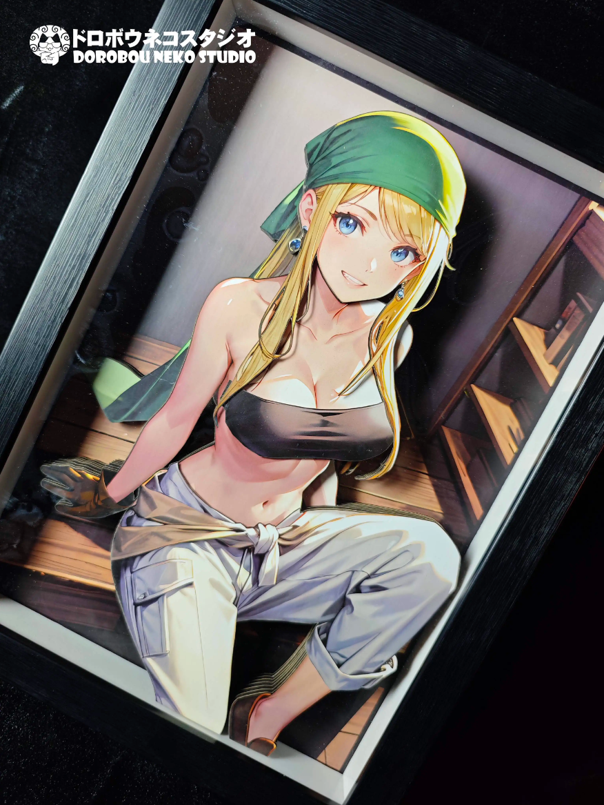 【In stock】DSMG-108 Decorative Painting of Winry Rockbell-Fullmetal Alchemist-Dorobou Neko Studio