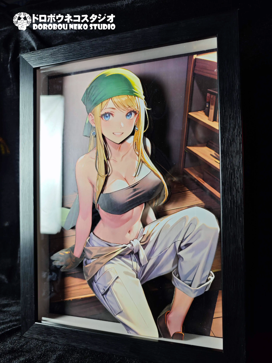 【In stock】DSMG-108 Decorative Painting of Winry Rockbell-Fullmetal Alchemist-Dorobou Neko Studio