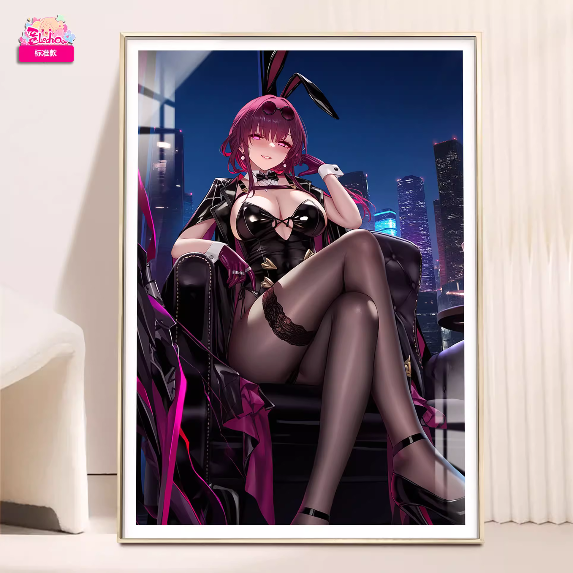 【In stock】Decorative Painting of Bunny Girl Kafka-Honkai: Star Rail-AMiaoHuaShe Studio