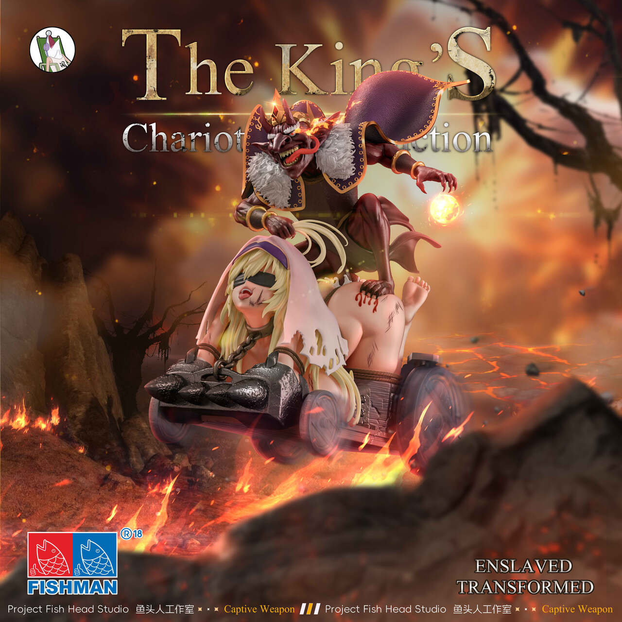 【Pre-sale closed】1/6 Scale The King's Charior of Destruction Goblin 002-Goblin Slayer-Fish Head Studio